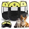 FARYODI Recinto pieghevole per cuccioli, box per cani, 74x74x43cm Recinto per cuccioli, recinto per gatti, recinto per piccoli animali per casa, recinto all'aperto per cani, gatti, conigli, interno ed