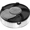 Faroby Trappola per Mosche elettrica, Catcher per Mosche Automatico Rotante con Design Anti-Fuga, Trappola per Interni/Commerciali silenziosa alimentata Tramite USB - Nero, Catcher Elettrico