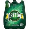 Perrier Set di 6 bottiglie di acqua frizzante rinfrescante/vivace, 1 litro