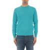 SUN68 Sun 68 Round Neck Solid Maglia da Uomo Turchese - Medium