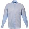 Holyart Camicie Clergyman: Camicia clergyman seta celeste nido d'ape M. Lunga Cococler, 44 cm - 17.5 inc. - XL