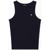 EMPORIO ARMANI Canotta Uomo Piquet Cotone Blu XL