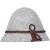 Steigenhöfer Manufaktur Steigenhöfer, cappello originale da uomo, cappello da trekking, cappello da passeggio, cappello Heinrich - 100% lana vergine, tesa stretta e cordoncino, fedele compagno per foreste, escursioni o