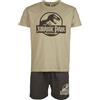 Jurassic Park Logo Uomo Pigiama Multicolore M 100% Cotone Regular Relaxed