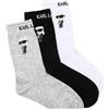 Karl Lagerfeld International B.V Ikon Sock 3 Pack Calzini, Multicolore, 35-38 Donna