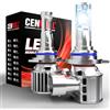 CENMOLL Lampadina HIR2 LED, 80W 16000LM 6000K bianco freddo fascio regolabile a 360 gradi Lampadine HIR2 9012 LED Kit di conversione senza errori Canbus Mini design all-in-one, confezione da 2
