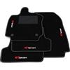 Somer Car Kit Tappetini Auto compatibili con Renault Clio 4 2012-2019 | Set Tappeti in Moquette, ricamo GT Sport, Tappeto auto su misura