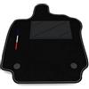 Somer Car Tappetino Auto SOLO LATO GUIDA 1pz compatibile con Renault Clio 4 2012-2019 | 1 tappeto su misura in moquette, bandiera francia
