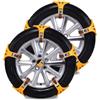 GyfZanthine Catene da neve per Toyota Yaris Cross Hybrid 2021-2025,Durevole,Adatto per L'uso Su Ghiaccio, Neve e Strade Fangose, Materiale Resistente Al Freddo Migliorato,10 pezzi