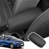 LANGBEAN Copribracciolo per Dacia Sandero 3 2021-2025 Custodia di Protezione del Bracciolo Console Centrale in Pelle PU Sandero Stepway Copertura Bracciolo Accessori per Alzare il Bracciolo, Nero