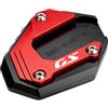ZEXDDI Adatto per B&MW F800GS F900GS F850GS F750GS ADVENTURE Piastra cavalletto laterale per moto CNC Estensione cavalletto laterale F850 GS Adventure F 750 850 GSA F 900 GS ADV (rosso)