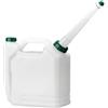 Generic Contenitore dosatore per olio automobilistico, bottiglia con beccuccio esteso da 1 l, caraffa trasparente, stoccaggio del fluido motore, strumento di cambio, manutenzione tosaerba, officina garage