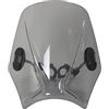YAKISA Parabrezza Moto Per ZONTES Per G1-125 Per G1125 2021-2023 Parabrezza Universale Per Moto Copri Parabrezza Schermo Lente Fumé Deflettore Per Moto Estensione Del Parabrezza Per Moto(Light Smoke)