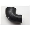 autobahn88 Curva Tubo in Silicone per Automobili, accoppiatore Riduttore Gomito 90 Gradi, ID= da 2,5 a 2 (da 64 a 51 mm), Lunghezza Gamba 3,13 (80mm), Spessore Parete= 0,16 (4mm), 3 Strati, Nero
