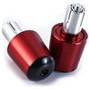 Generic Per Vespa LX LXV Per Sprint GTS GTV 50 150 250 300 300ie 7/8 ''22mm Manubrio Del Motociclo Manopole Cap End maniglia Tappi Per Le Orecchie(Red)