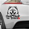 Pegatina Promotion A Bordo Chow Chow Adesivo Cane Adesivo Auto Camper Laptop Adesivo murale Colore e Dimensione selezionabili
