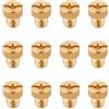 NQEUEPN 12pz Getto Principale del Carburatore, Ugelli del Carburatore da 5mm 45/48/50/52/55/58/60/62/65/68/70/72 per Mikuni VM22 VM24 VM26 125cc 150cc 200cc Motore Motocicletta Accessori Ricambio