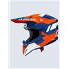 AIROH WRAAAP VISION ORANGE/BLUE GLOSS Casco motocross