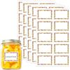 VPB 200 Etichette per dispensa, Autoadesive Impermeabili Etichette Adesive per Marmellate Per Vasetti Di Marmellata, Barattoli Di Spezie, Bottiglie