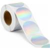 QWORK® 50mmx50mm Laser color rotonde etichette termiche, 400 etichette termiche autoadesive, compatibili con stampanti termiche