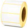 KAÏDENSÏ Etichette Adesive Bianche 20x30 mm - Rotolo da 2000 Etichette Adesive Rettangolari - per Prezzi, Codici a Barre, Magazzino, Inventario, Organizzazione