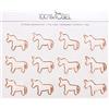 100%MOSEL 100% Mosel Graffette Oro Rosa/Metallizzato, 12 Pezzi (3,8 x 2,8 cm)