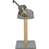Trixie Tiragraffi per esterni Amalia - Tiragraffi per esterni - con ormeggio - impermeabile - grigio - 88 cm