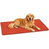 Flamingo cuccia cane - cuscino ortopedico Weimar cognac XXL - memory foam confortevole per gabbie metalliche - 116x69x2cm