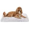 Ferplast Cuccia Cane Interno Cuscino per Cani Morbido in Pelo Lungo, Cuscino Gatto Cuccia Super-Imbottita Extra Comfort e Calore, 80 x 50 x h 12 cm