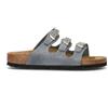 BIRKENSTOCK FLORIDA Ciabatta donna basalt gray in pelle nabuk