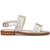 FRAU Sandalo donna platino in pelle