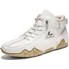 Generisch 2026 Moda Uomo Casual Comodi Alto Stivaletti All'aperto Sneakers da uomo Stivali in pelliccia Scarpe da uomo, bianco, 39 EU
