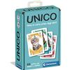 Clementoni - Unico Versione Tascabile, Mazzo di 66 Carte, per Bambini 6+ Anni e Adulti, Gioco da Tavolo in Formato da Viaggio, 2-6 Giocatori, Idea Regalo, Made in Italy, Lingua Italiana, 16176