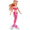 Simba - Steffi Love Squishy Mermaid, bambola Sirena 29 cm con coda Squishy morbida e glitterata, capelli lunghi da pettinare, dai 3 Anni, 105733983