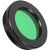 CRAFTHROU Filtro per Telescopio Astronomico 1.25 Pollici in Lega di Alluminio e Vetro Verde per Osservazione Lunare e Planetaria Accessorio Professionale per Osservazione in Città