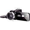 WAFOHSR Time Lapse 4K Videocamera 18X Full UHD digitale a infrarossi Blogger Vlog Ricodifica 3 Ruota schermo Selfie Webcam Messa A Fuoco Accurata(64G SD Card)