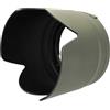 vhbw Paraluce sostituisce Canon ET-87 per 77 mm obiettivo grigio/bianco, plastica, tulipano, 11,3 cm