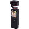 Generic Videocamera Portatile con Touch Screen Grandangolare 4K HD per Viaggi All'aperto, Funzione Anti-vibrazione per Video Fluidi, ABS, Materiale in Lega di Alluminio