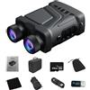 Generic Binocolo termico con schermo HD, binocolo con schermo HD - Binocolo 4K regolabile a 5 marce - Torcia da 3 pollici con display HD per osservazioni della natura