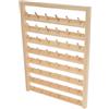HEALSOPTHY Porta Rocchetti di Filo in Legno Khaki Leggero Lavorazione Fine per Cucito e Quilting, Organizer da Parete Semplice e Resistente per 48 Bobine