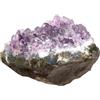 TNSLAND Ametista Pietra Pietre E Cristalli Drusa Ametista Irregolare Pietre Naturali Ametista Pietra Naturale Vera Drusa di Ametista Vera Cristallo Grezza Ciondolo di Cristallo 50-60g