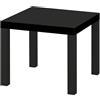 LUMASOUL Tavolino Salotto Moderno Nero - Tavolino da Salotto Piccolo 55x55cm - Tavolino Soggiorno Quadrato - Tavolino da Divano - Tavolini da Salotto Moderni