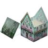 Hervit Contenitore Candela in Vetro Cottage Profumazione Peony & Litchee con Scatola Regalo - Diverse Profumazioni e Colori - Arredo Casa, Candela Profumata, Candela Decorativa - 270gr
