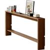 Zynivol Tavolo Consolle da Ingresso Consolle Rettangolare, tavolino da divano in Legno, Mobile Dietro il Divano per Soggiorno, Corridoio, Hall, Colore Noce Chiaro-A, 100×15×69cm