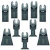 TopsTools 10 lame TopsTools FAKA10F Fast Fit Mix Compatibili con Dewalt Stanley Black e Decker Bosch Fein (non StarLock) Makita Milwaukee Hitachi Parkside Ryobi Worx Workzone Multitool Accessori
