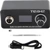 HUIOP Mini T12-942 Stazione di saldatura HUIOP Mini T12-942 Kit Stazione di Saldatura OLED Fai da te Strumenti elettrici Punte di ferro per saldatura Regolatore di temperatura con punte K e m