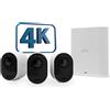 Arlo Telecamera di sicurezza Arlo Ultra 2 Sorveglianza esterno, set da 3 bianco [VMS5340-200EUS]