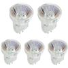 BLOMDE Mr8 Halogen Bulb 2700k Warm White-dimmable-high Cri 100 for Accent Lighting,track Light,replaces Mr8 Led-5 Pack(12V 5W)