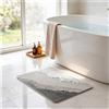 ActivoTex Tappeto Bagno Diatomite Ad Asciugatura Rapida - Tappeto Diatomite Bagno in Pietra Naturale Ultra Assorbente - Tappeto Doccia Pietra Antiscivolo per Doccia, Vasca e Bagno (Coastal Sand)