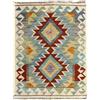 HAMID - Tappeto Kilim Herat, Tappeto Kilim, Kilim Tappeti, 100% Lana, Tessuta a Mano, Tappeti Etnico per Soggiorno, Camera da Letto, Sala da Pranzo, (78x60cm)